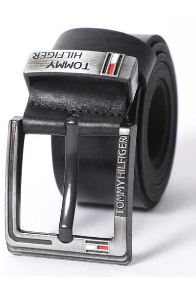 EmrOn جلد طبيعي 100%، حزام رجالي عالي الجودة بإبزيم 5 سم، حزام جلدي للبنطلونات الجينز