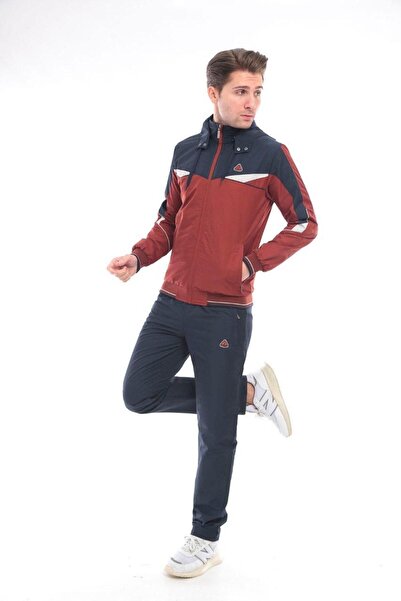 SOCCER طقم بدلة رياضية للرجال - قطن ممشط من نوع Twill، غطاء للرأس، 4355