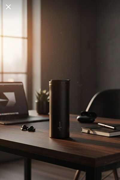 Le Paon 400 ml Paslanmaz Çelik Termos 6 Saat Sıcak 12 Saat Soğuk Tutan Vakumlu Mug