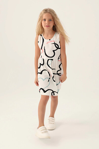 Rolypoly Girl's dress - cream