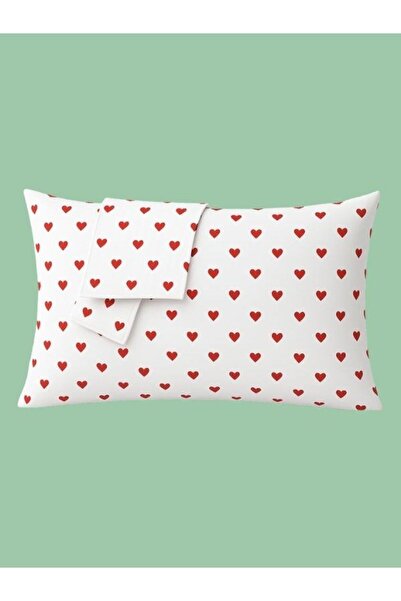Mamcrazy Amour 100% Cotton Pillowcase – Heart Pattern Set of 2