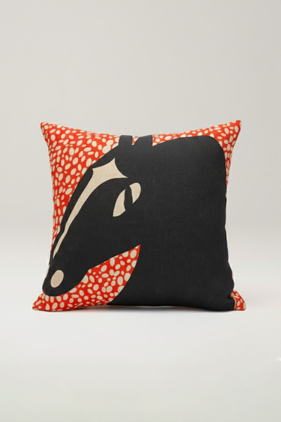 viki concept Siluetă abstractă de cal cu model Husă de pernă pentru canapea 4...