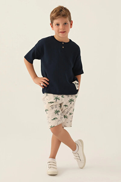 Rolypoly BOY'S BERMUDA SUIT - NAVY BLUE
