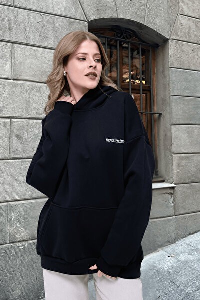 T SteepRockt سويت شيرت للجنسين قصة فضفاضة بغطاء رأس مصنوع من القطن بنسبة 100%...