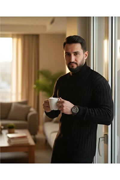 Daniel Lucci Μαύρο Πλεκτό Πουλόβερ Unisex - Ολόσωμο ζιβάγκο