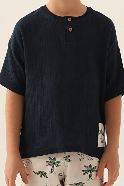 Rolypoly BOY'S BERMUDA SUIT - NAVY BLUE