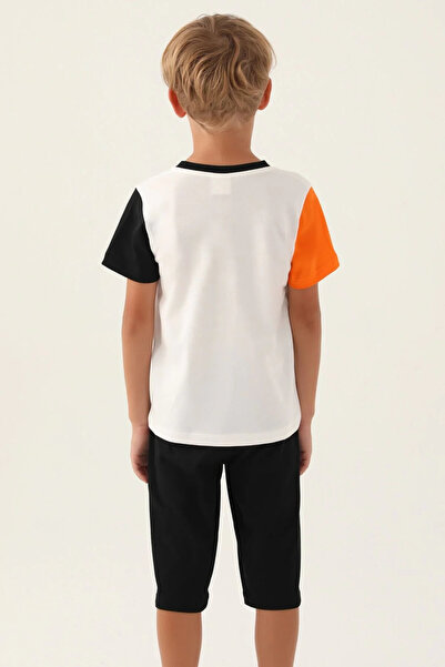 Rolypoly Boy's White Capri Set