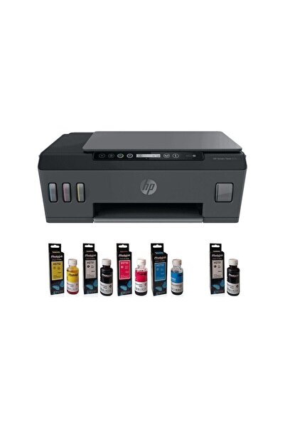 HP 1tj09a 515 Yazıcı-tarayıcı-fotokopi-wifi-airprint Tanklı Yazıcı Çok Fonksi...