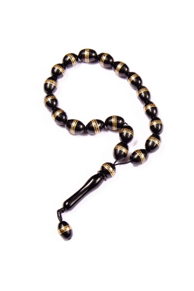 Burhan Sağlam Kapsül  Kesim 15x11 mm Efe Boy Pirinç Sarmallı Rus Oltusu Sistem Püsküllü Tesbih