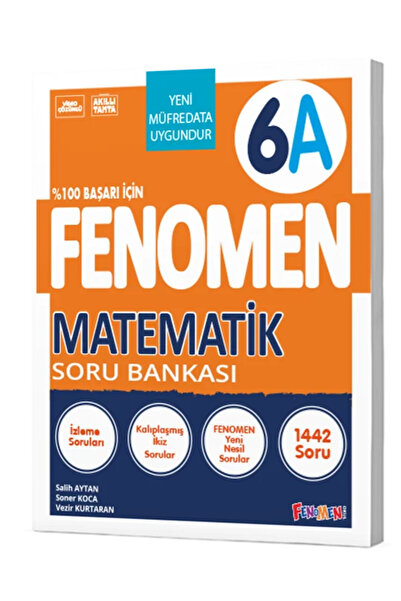 Fenomen Yayıncılık 6. Sınıf Fenomen Matematik A Soru Bankası Fenomen Yayınları