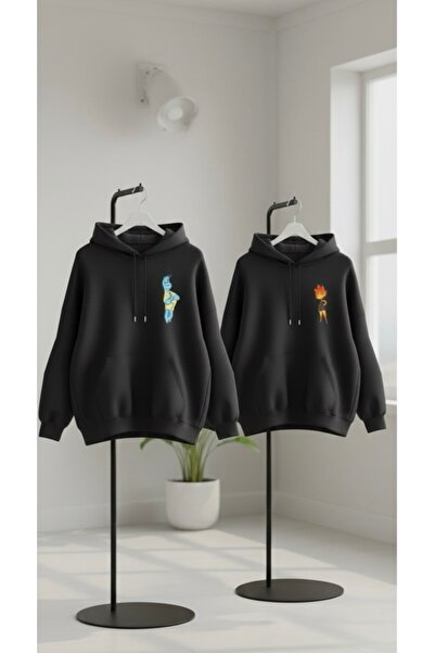 Tiny and Co Double Combination Oversize Hoodie (Do Not Forget to Write the Si...