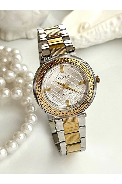 Ferrucci FERRUCCİ-(GOLD&GÜMÜŞ) kadın kol saati