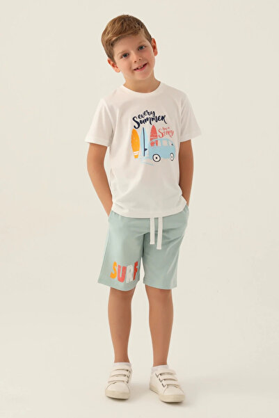 Rolypoly Men's child bermude set - cream