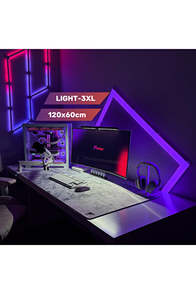 Forcex Signature Gaming Mousepad ماوس باد –Waterproof, Large Extended Non-Slip Pad (XXX-Large (120*60 cm))