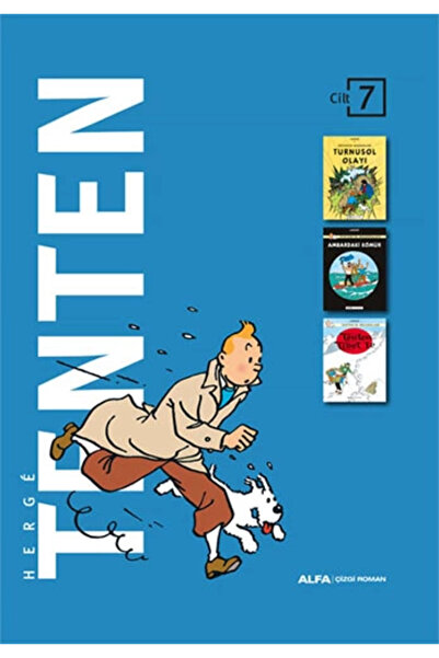 Alfa Yayınları Tenten Cilt 7 Üç Kitap Bir Arada Kutulu