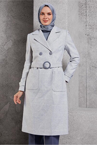 Alvina Пальто з поясом у клітинку 90550