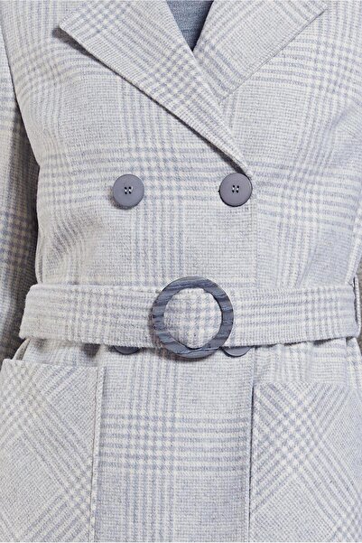 Alvina Пальто з поясом у клітинку 90550