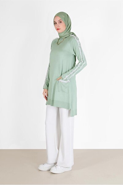 Alvina POCKET DETAIL TASSELED KNITWEAR TUNIC 42030