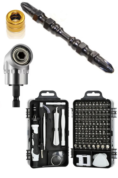 Generic Masina de gaurit/insurubat, 2X48V, valiza + trusa 115 biti, + Adaptor 45 grade i + Bit magnetic