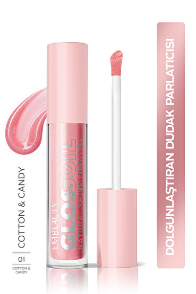 Embeauty Sugar Cloud No:1 Glossoil - Nemlendirici, Dolgunlaştırıcı Dudak Parl...