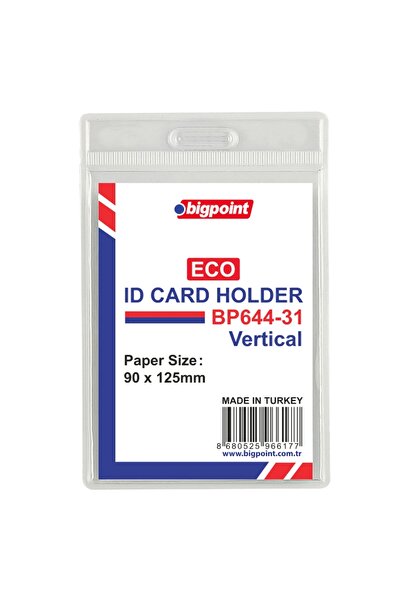 Bigpoint Pungă Eco Card Verticală 90x125mm x 100 buc