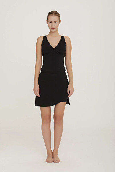 LAPIENO Short Skirt Tankini