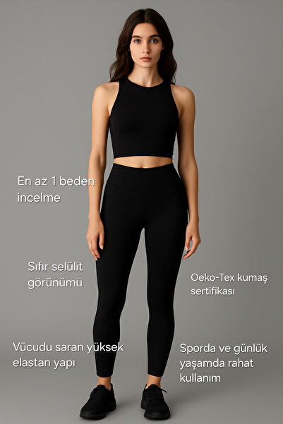 GİZZEV 1 BEDEN İNCELTEN PUSH UP TOPARLAYICI TAYT