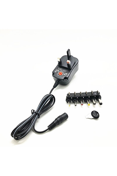 Generic 12V AC DC Power Supply Adaptor Black