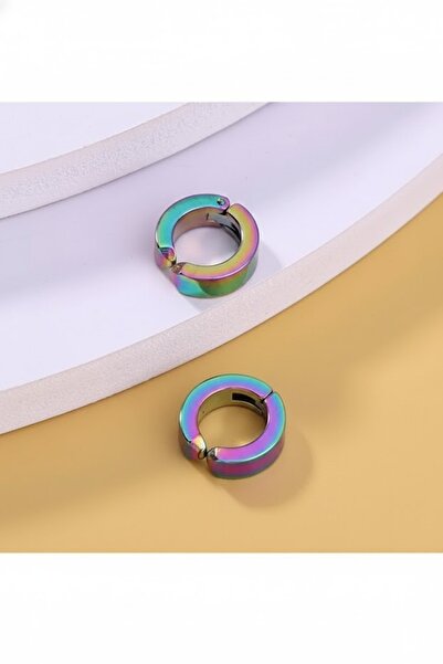 Gogoey Unisex Paslanmaz Çelik Küpe Deliksiz Kulaklara Kıskaçlı Mıknatıslı Tas...