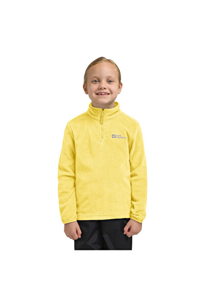 Jack Wolfskin Taunus Halfzip K Unisex Children's Yellow Fleece Unisex Children's Fleece 1605555