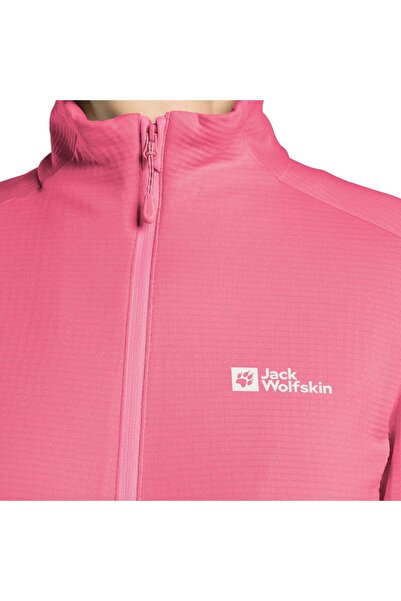 Jack Wolfskin Kolbenberg Fz Women's Pink Fleece Jacket Women's Fleece Jacket A63965