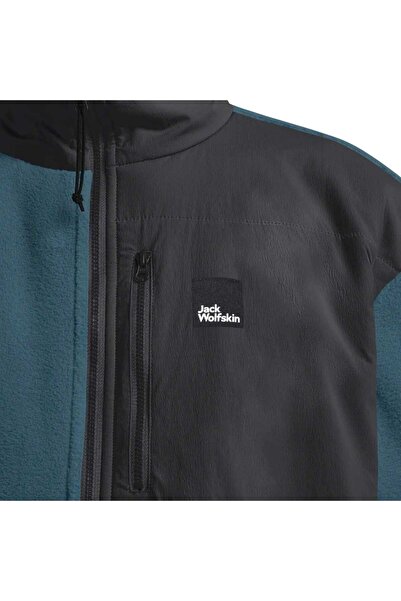 Jack Wolfskin Jachetă din lână albastră pentru bărbați Sumetro Fz JACĂTĂ DE LÂNĂ PENTRU BĂRBAȚI A64108