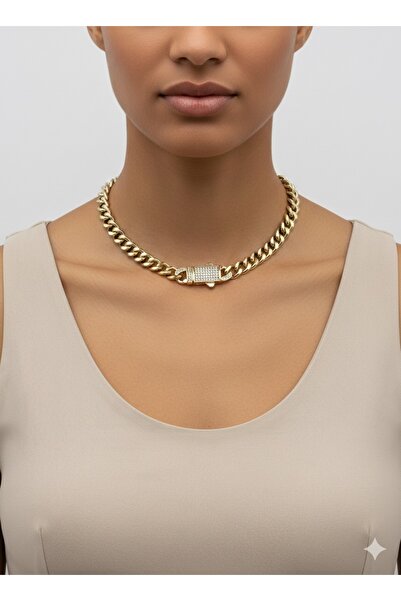 Chiaro Accessory Altın Kaplama Gurmet kolye