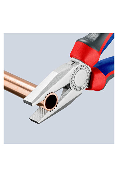 Knipex combination pliers/patent chrome with multi-component handle 200 mm