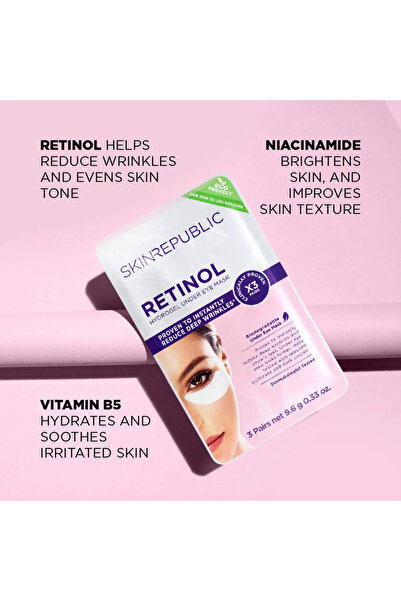 Skin Republic Skin Republic Retinol Hydrogel Under Eye Patch (3 Pairs) 25 ml
