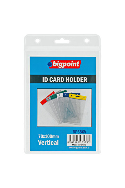 Bigpoint Pungă pentru carduri verticală transparentă 74x105mm x 10 bucăți