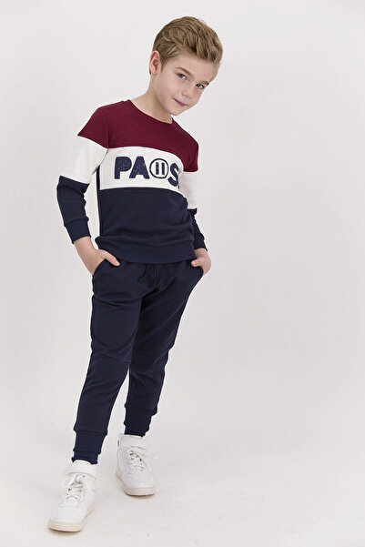 ROLY POLY Claret Red Boy's Tracksuit Set