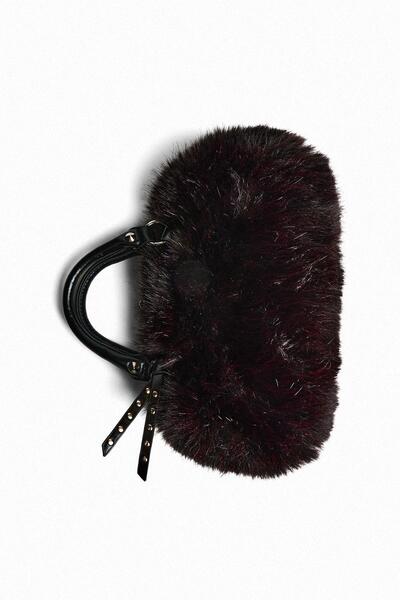 Bershka Faux fur bag