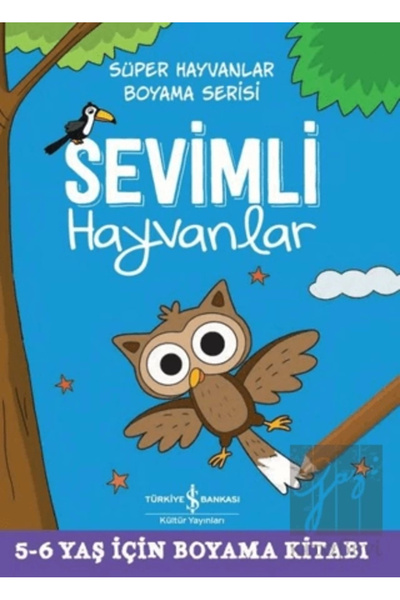 TÜRKİYE İŞ BANKASI KÜLTÜR YAYINLARI Sevimli Hayvanlar - Süper Hayvanlar Boyam...