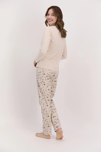 Arnetta Σετ γυναικείες πιτζάμες Chilly Weather Sand Beige