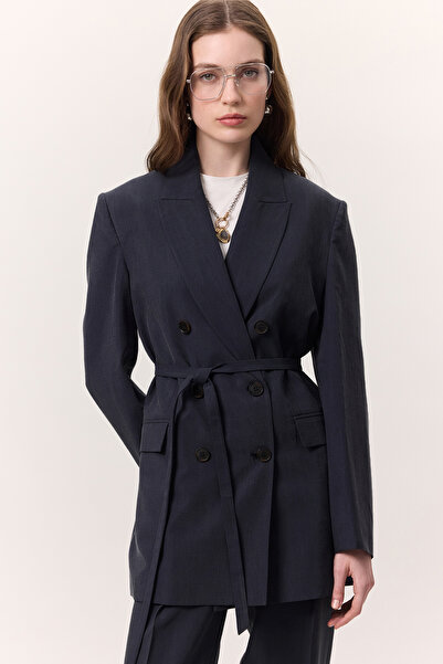 Manuka ΖΩΝΗ ΔΙΠΛΟ ΜΠΛΑΖΕΡ ΜΠΟΥΦΑΝ INDIGO