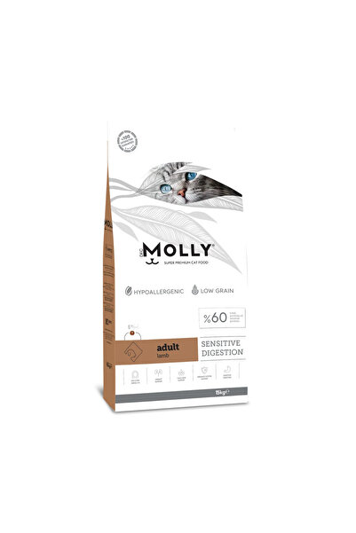 Molly Hipoalerjenik Kuzulu Yetişkin Kedi Maması 15 Kg