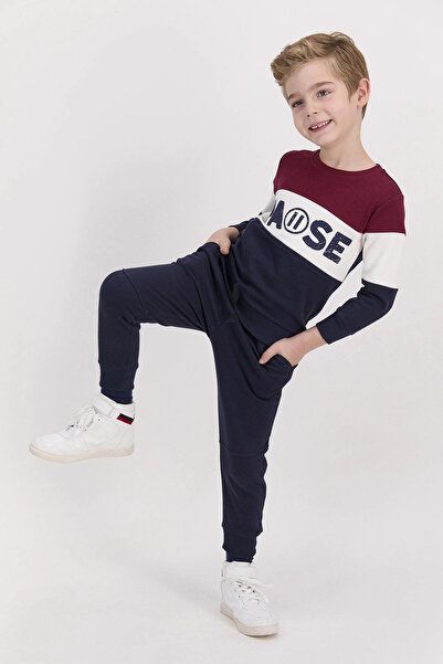 ROLY POLY Claret Red Boy's Tracksuit Set