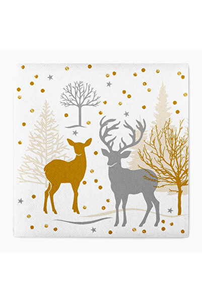 Mank Șervețele festive Linclass pentru Revelion/Anul Nou Linclass - Josia / 4...