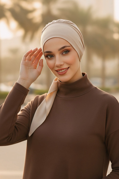 Aisha's Design Bonete ușor de utilizat în patru anotimpuri, bej, B-49O