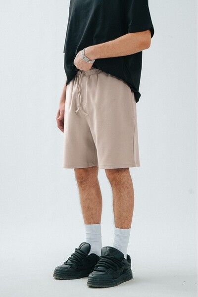 Twobucks Beige Pike Men's Shorts