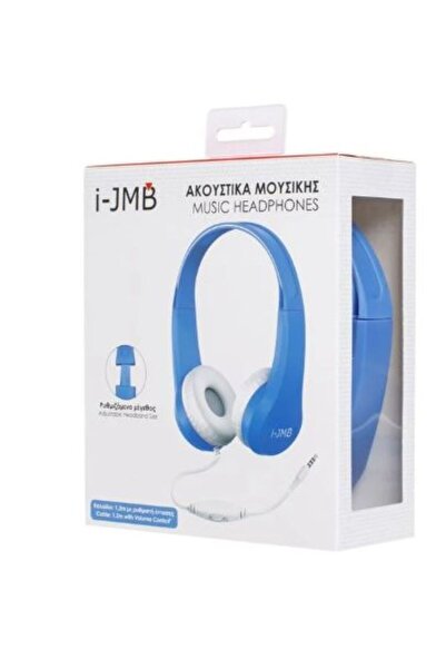 i-JMB White Foldable Stereo Headphones