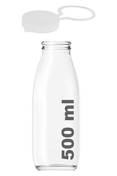 Afracam 500 ml Şeffaf Süt, Ayran, Su, Limonata, Meşrubat Şişesi 500 Cc Askılı...