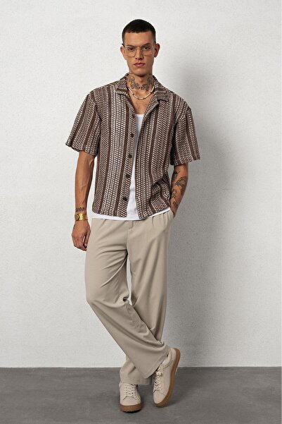 Plus Eighteen Ethnic Knitwear Men's Shirt