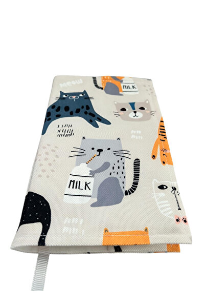 EL YAPIMI حافظة كتب منقوشة بحليب القطط